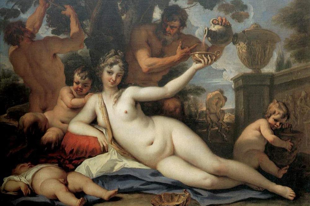 Картина Себастьяно Риччи "Вакханка