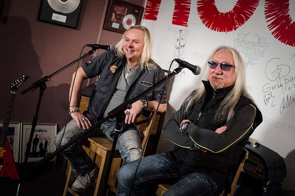 Студию Rock FM посетили участники группы Uriah Heep