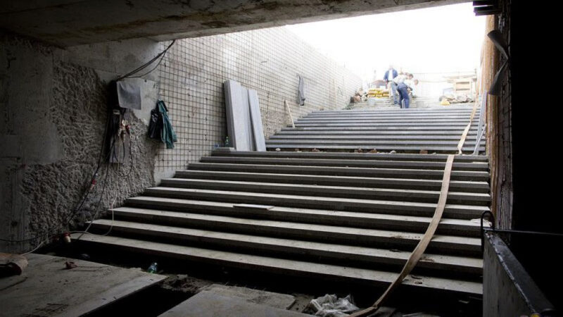 подземный переход на станции Митино