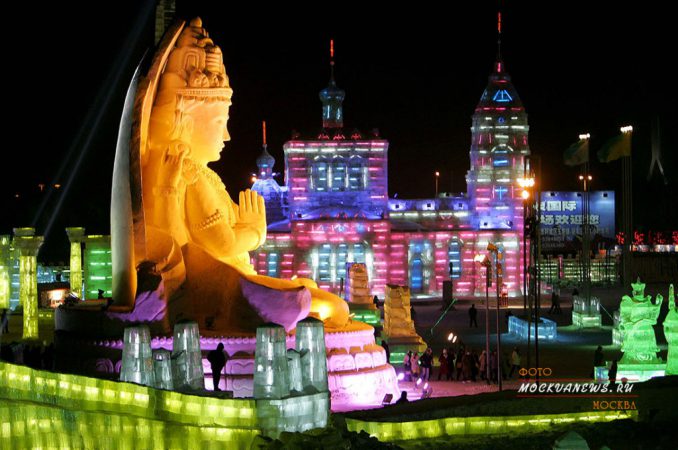 Сад Эрмитаж - приглашает на ледовую выставку, 10 невероятных чудес