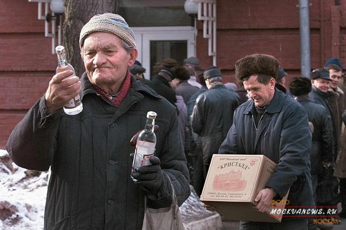Цена на русскую водку будет снижена