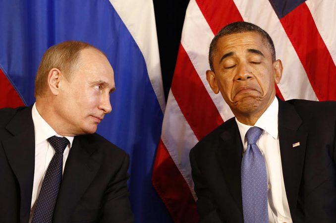 Обама и Путин