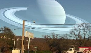 Если бы Сатурн был Луной Земли