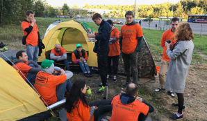 Обманутые дольщики ЖК «Царицыно» заселились в палатки, протестуя против бездействия властей