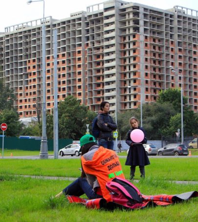 Полиция не запретила пикник дольщиков