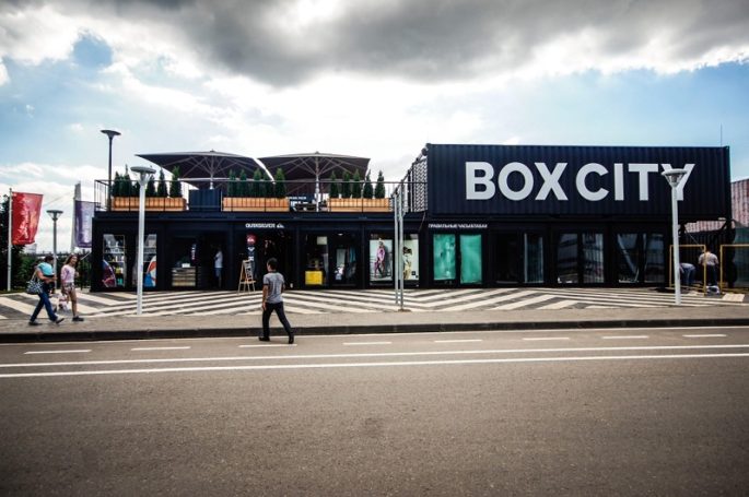 Переоборудование контейнеров под торговые центры