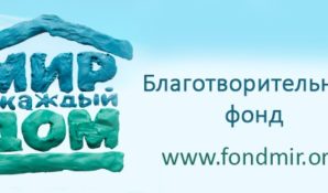 Годовой отчет о деятельности благотворительного фонда поддержки социально-общественных проектов «Мир в каждый дом»