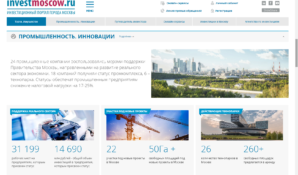 В 6 раз больше человек стало посещать Инвестиционный портал Москвы в последние 4 года