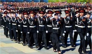 На Поклонной горе прошел Парад кадетского движения Москвы