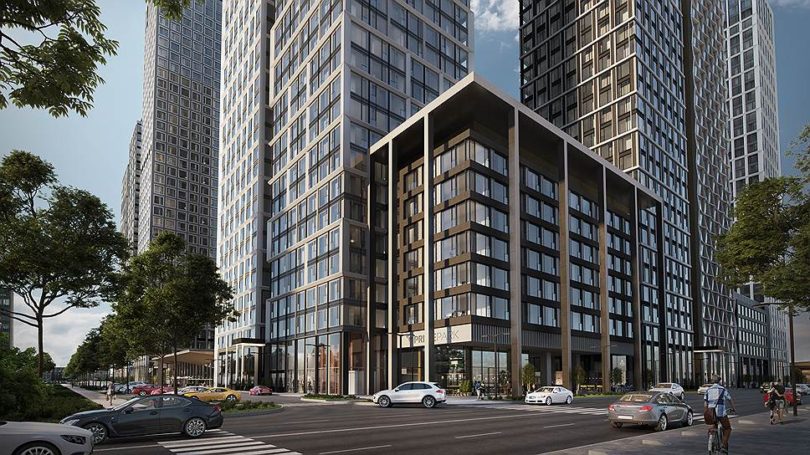 Строительство ЖК премиум-класса «ПраймПарк» ведется в Москве