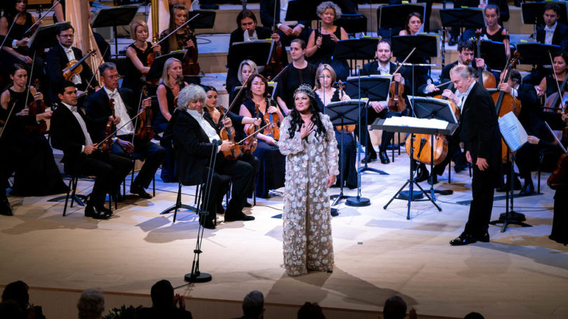 Анна Нетребко выступила на открытии концертного зала «Зарядье»