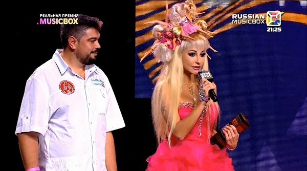 Победа Русской Барби Тани Тузовой и Доктора Шадского на премии Russian Musicbox