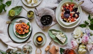 Сочетание синемаграфии и стиля Flatlay