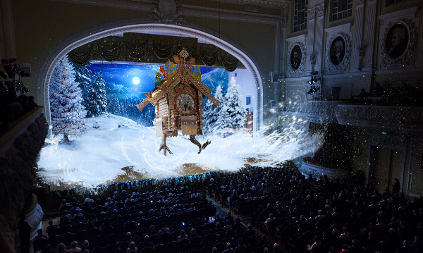 Концерт классической музыки с трехмерной визуализацией