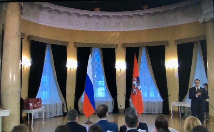 Исаак Калина принял участие в церемонии награждения победителей конкурса сочинений