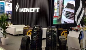 Частью выставочной экспозиции KAMA TYRES на выставке «Нефтегаз-2019» стали грузовые ЦМК шины