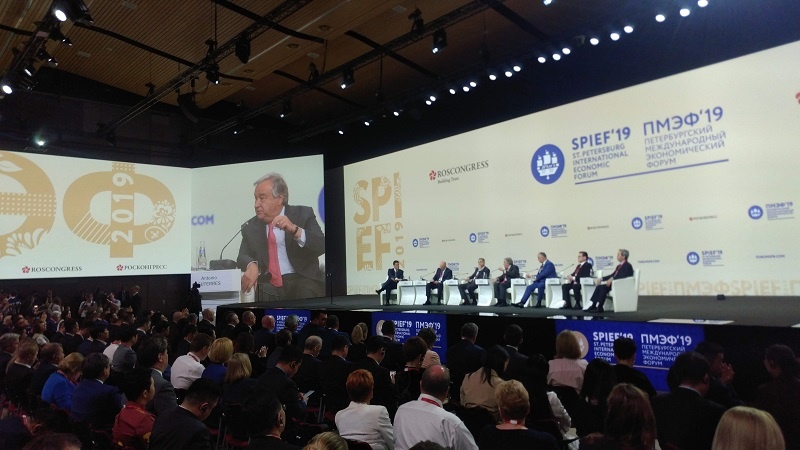 На ПМЭФ 2019 отказались комментировать, что русская тема превращается в мировой тренд