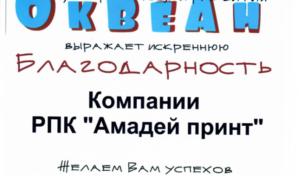 Центр помощи и развития «ОкВеАн» и компания «Амадей-Принт» провели совместную акцию