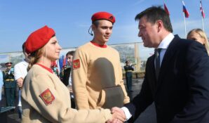 Шойгу, Собянин и Воробьев открыли в Подмосковье строительство крупного патриотического центра