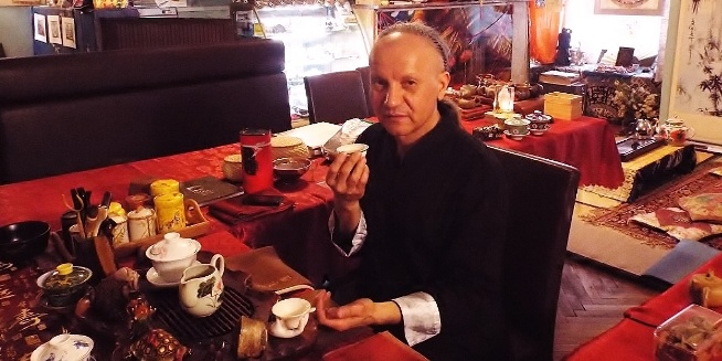 Китайская чайная церемония, посвященная выставке чая «Один пояс, один путь»