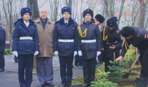 Акция посвященная Дню Победы прошла в колледже полиции совместно с «Поисковики» и НЭК