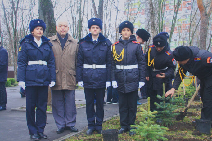 Акция посвященная Дню Победы прошла в колледже полиции совместно с «Поисковики» и НЭК