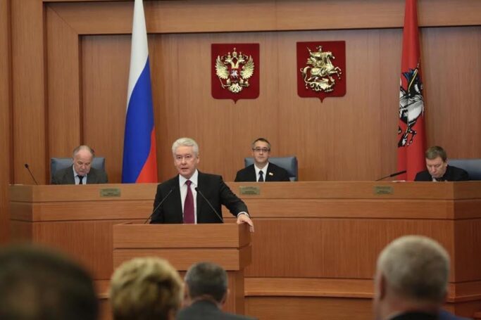 Сергей Собянин выступил в Мосгордуме с ежегодным отчетом