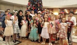 В канун рождества на президентскую елку в Москве приехали дети из Донбасса