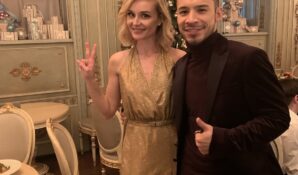 Певец Норис провел новогоднюю ночь с Сергеем Лазаревым и Полиной Гагариной