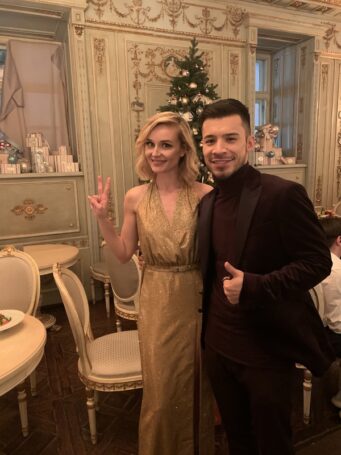 Певец Норис провел новогоднюю ночь с Сергеем Лазаревым и Полиной Гагариной