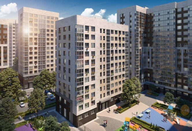 В образовательном центре в Новомосковском округе ГК «А101» завершила монолитные работы