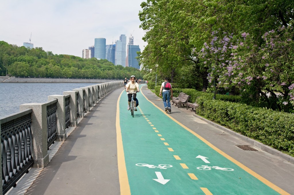 В Москве появятся новые маршруты для велосипедных прогулок и бега