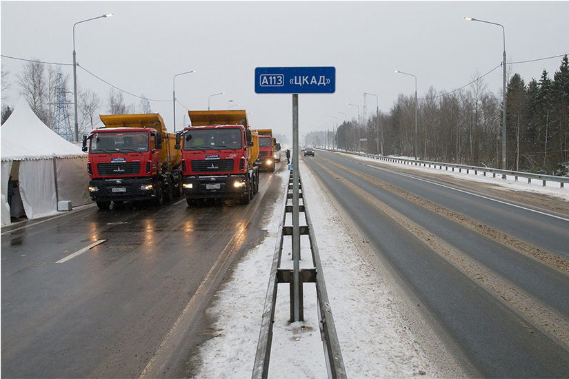 Автолюбители протестировали новый участок ЦКАД