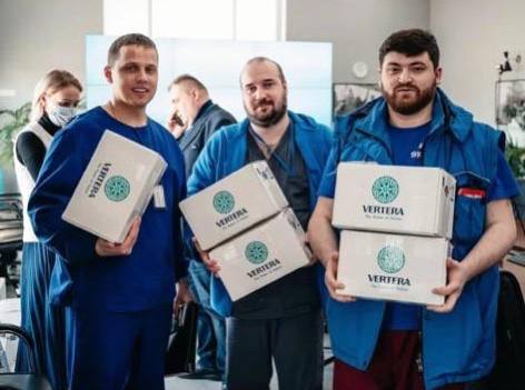 Первая партия лечебно-профилактического продукта AngioLive PRO-MAX передана компанией Vertera врачам МКЦБ «Вороновское»