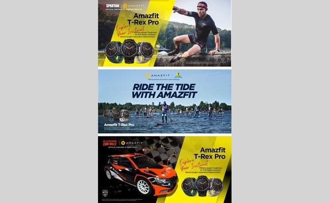 Amazfit выступила спонсором трех глобальных соревнований