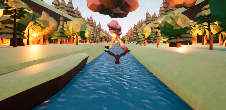 Школьник из Татарстана создал компьютерную игру, помогающую спасать животных во время лесного пожара