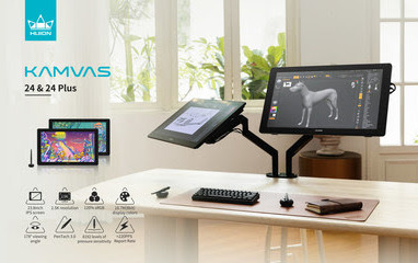 Три перьевых дисплея с усовершенствованным функционалом выпустила Huion