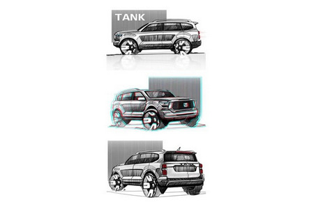 Мировая премьера TANK «Х» состоится в августе на Автосалоне в Чэнду-2021