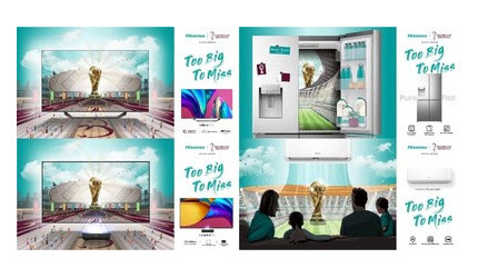 Too Big To Miss: в честь ЧМ-2022 промокампанию запускает Hisense