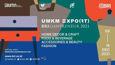 Присутствие на мировом рынке расширят 500 предприятий МСМБ через UMKM EXPO(RT) BRIlianpreneur 2021