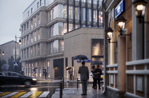 Компания «Главстрой» показала визуализацию концепции проекта «Сретенка 13/26»