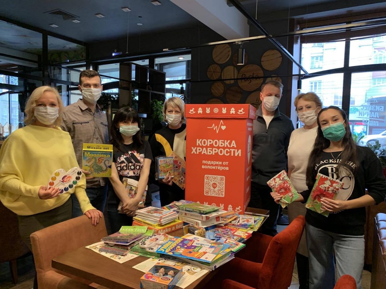 Более 20 тонн игрушек собрали корпоративные волонтеры в ходе акции «Коробка храбрости»