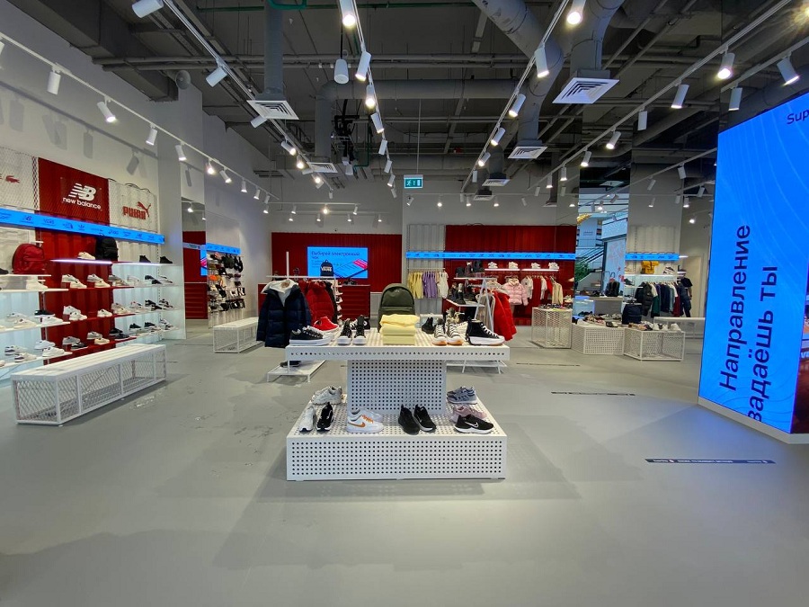 Сникерстор SuperStep открыл новый концепт в ТРЦ «Павелецкая Плаза»