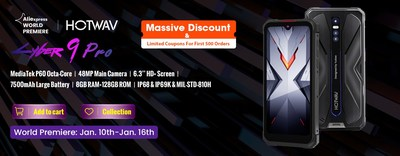 Hotwav выпускает защищенный телефон Cyber 9 Pro для использования на открытом воздухе