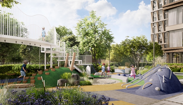 Променад и «Гора Фудзияма» войдут в концепцию благоустройства ЖК «1-й Нагатинский»