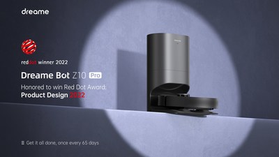 Наградой Red Dot Design Award отмечен робот-пылесос компании Dreame Technology