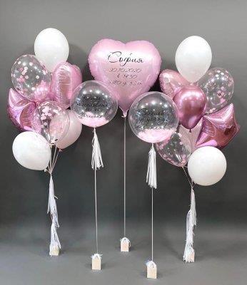 Как крепить конструкции из воздушных шаров?