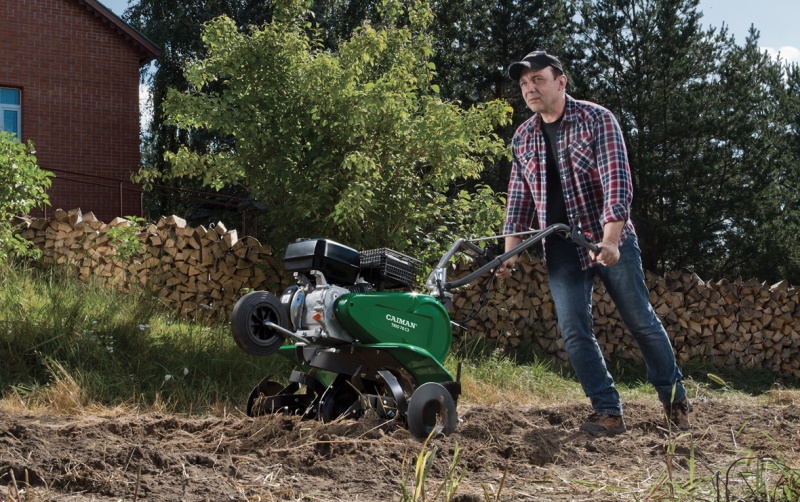 Автомобильные ноу-хау в профессиональной садовой технике Caiman