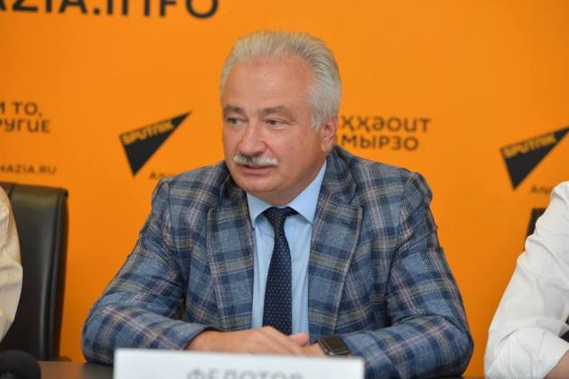 Россотрудничество провело пресс-конференцию в Абхазии, связанную с конкурсом журналистов «Взгляд 2022»￼