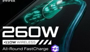 Infinix создает зарядку 260 Вт и беспроводную и быструю зарядку 110 Вт